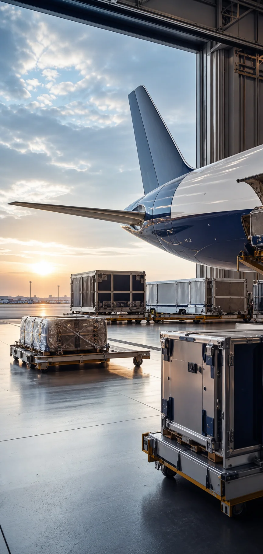 Aircraft logistics and aviation supply operation